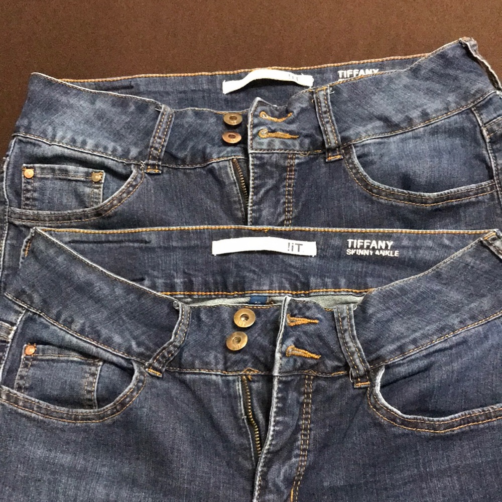 !IT Tiffany Skinny Ankle Jeans Size 10